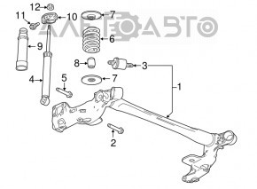 Пружина задняя левая Buick Encore 13-22 FWD