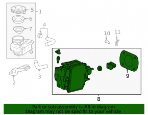 Brake Booster Honda Clarity 18-20