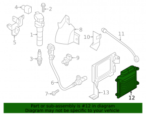 Блок ECU компьютер двигателя Hyundai Santa FE Sport 13-16 2.4