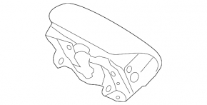 Подушка безопасности airbag в руль водительская Hyundai Elantra UD 11-16