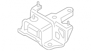 Подушка АКПП верхня Ford Fiesta 14-19 1.0, 1.6
