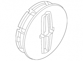 Центральный колпачок на диск Lincoln MKZ 13-20 под хром, царапины