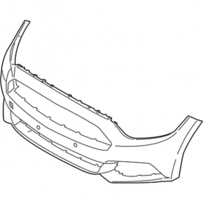 Бампер передний голый Ford Mustang mk6 15-17