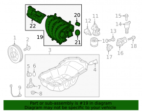 Коллектор впускной Mazda 6 14-21 2.5