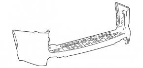 Бампер задній голий Toyota Sequoia 23-26