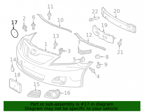 Эмблема решетки радиатора grill Toyota Camry v40 10-11
