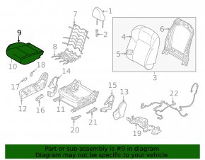 Пасажирське сидіння Nissan Rogue 23-26 з airbag, електро, шкіра світло-сіра US built