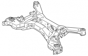Подрамник задний Mitsubishi Outlander 22-26 2.5 FWD