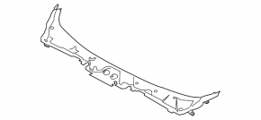 Решетка дворников пластик BMW 4 F32/33/36 14-20