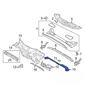 Распорка передних стоек Ford Focus mk3 11-18