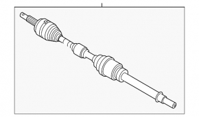 Привод полуось передняя правая Nissan Altima 07-12 2.5, МКПП
