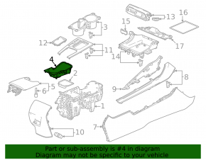 Накладка центральной консоли с подстаканниками Honda Civic XI FE/FL 22-26 под механику