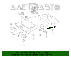 Ручка потолка задняя левая Mercedes W164 ML