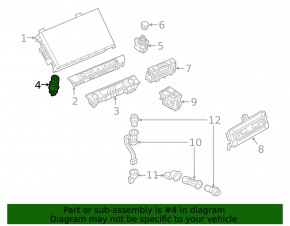 Кнопка start/stop Audi Q8 19-21 серая