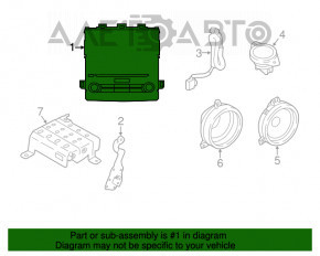 Монитор, дисплей Subaru Impreza 17-18 GK touch screen, HARMAN