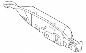Обшивка крышки багажника Ford Focus mk3 11-15 дорест 4d черн