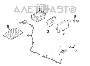 Головное устройство Ford Escape MK3 13-19 Sync 3