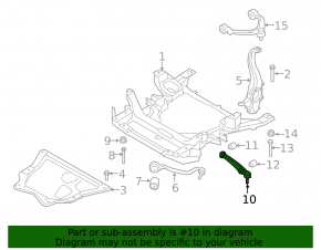 Рычаг передний нижний задний правый BMW X5 F15 14-18