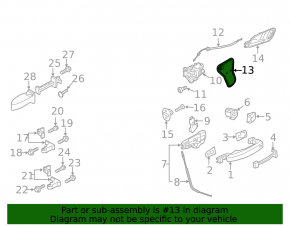 Панель двери задней правой Audi Q3 8U 15-18