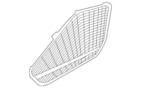 Решетка динамика торпеды правая Audi A4 B9 17-20 черная, Bang and Olufsen