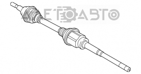 Привід піввісь передня права Ford Edge 15-18 2.0T AWD