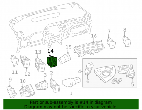 Управление зеркалами Toyota Prius 30 10-15 9 пинов