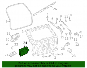 LIFTGATE CONTROL MODULE Ford Explorer 20-25