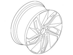 Колісний диск R20 X 9J ET42 Volkswagen ID.4 21-22 чорний глянець, Drammen
