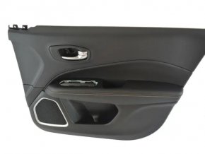 Обшивка двери карточка передняя правая Jeep Compass 17-21 черная