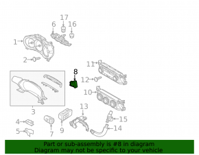 Кнопка аварийной сигнализации Mazda CX-5 17-24