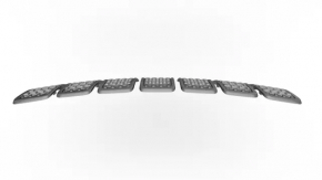 Решетка радиатора grill Jeep Cherokee KL 19-23 рест сер комплект 7шт