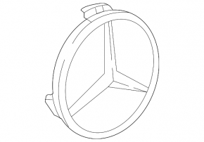 Центральний ковпачок на диск Mercedes X167 GLS 450580 20-26