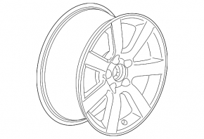 Диск колесный R17 x 8J ET42 5*115 Cadillac ATS 13- тип 2, бордюрка