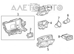 Беспроводное зарядное устройство Toyota Venza 21-24