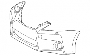 Бампер передній голий Lexus CT200h 11-13
