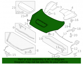 Капот голый Mazda3 MPS 10-13