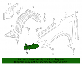 Кронштейн крыла передний правый Mazda CX-50 23-26