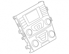 Панель управления радио Ford Fusion mk5 13-15 SYNC 1