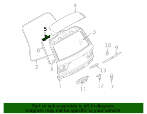 Петля капота правая BMW X3 E83 03-10