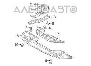 Защита арки боковая правая Mitsubishi Outlander 14-22