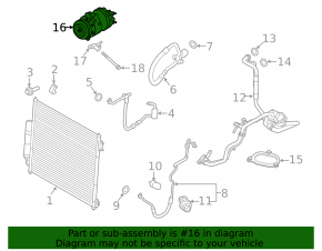 Компресор кондиціонера Land Rover Range Rover Velar 18-20 2.0T, 3.0T, 5.0T