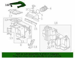 Ущільнювач повітроприймача Honda Civic XI FE/FL 22-26 2.0