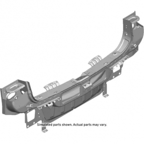 Задняя панель Chevrolet Equinox 18-24 2 части