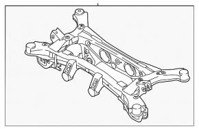 Підрамник задній Hyundai Tucson 22-26 AWD