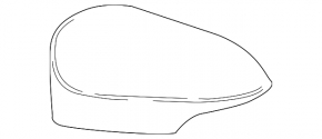Кришка бічного дзеркала права Toyota C-HR 18-23