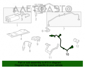 Лямбда-зонд задний второй Lexus RX350 16-22