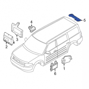 KEYLESS ENTRY ANTENNA AMPIFIER Ford C-max MK2 13-18 салон