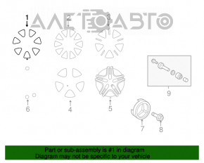 Комплект дисков R17 x 7.5J ET56 5*112 4шт Mercedes W164 ML350