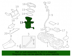 Топливный насос бензонасос Volvo XC60 22-26 B5, B6