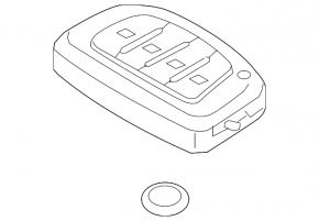Ключ smart key Hyundai Ioniq 5 22-26 8 кнопок